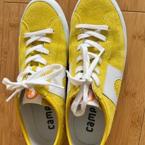 Excellent condition bright yellow Camper shoes